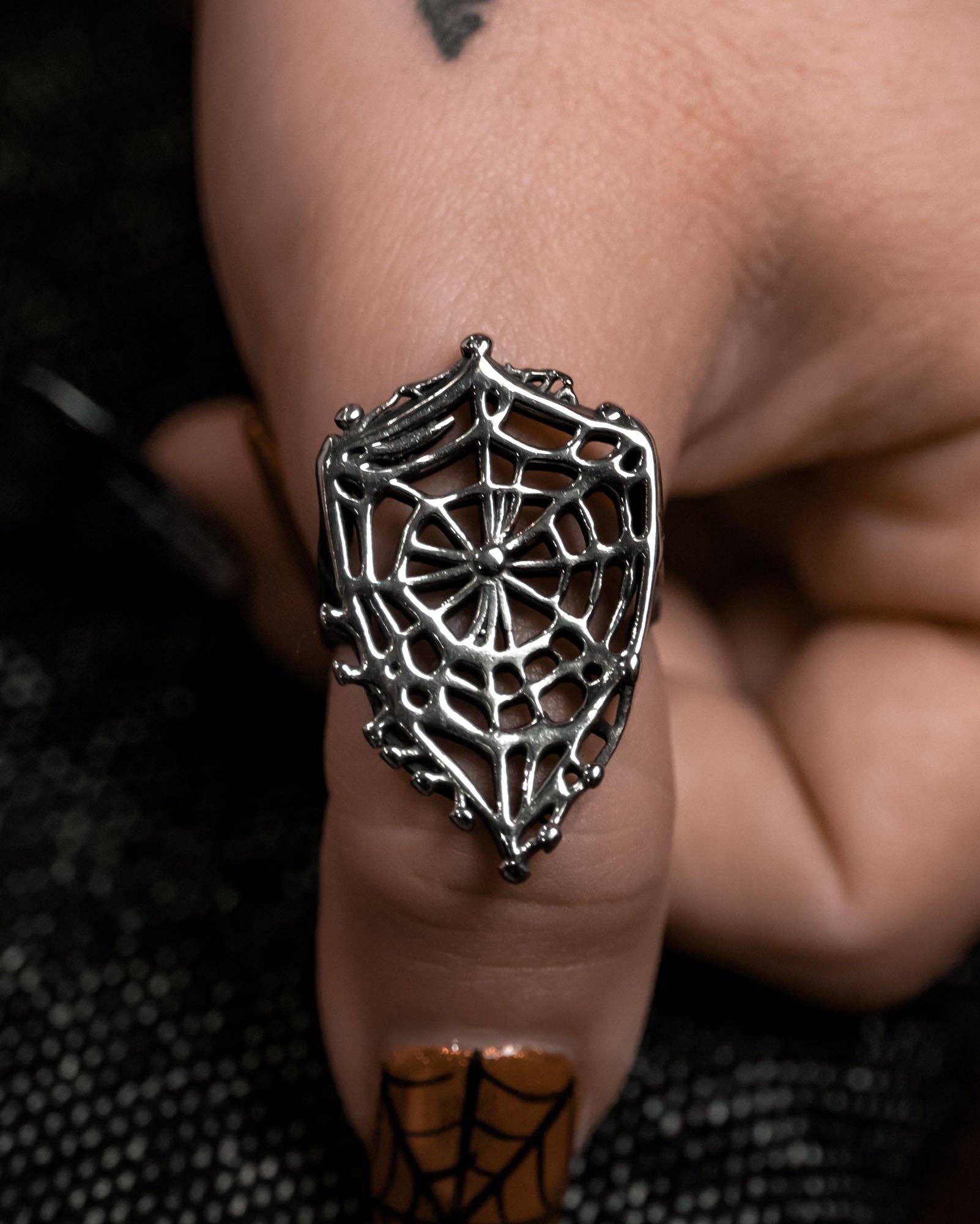 Lively Ghosts - Wholesale Cocktail/Statement Ring - Arachne Ring7