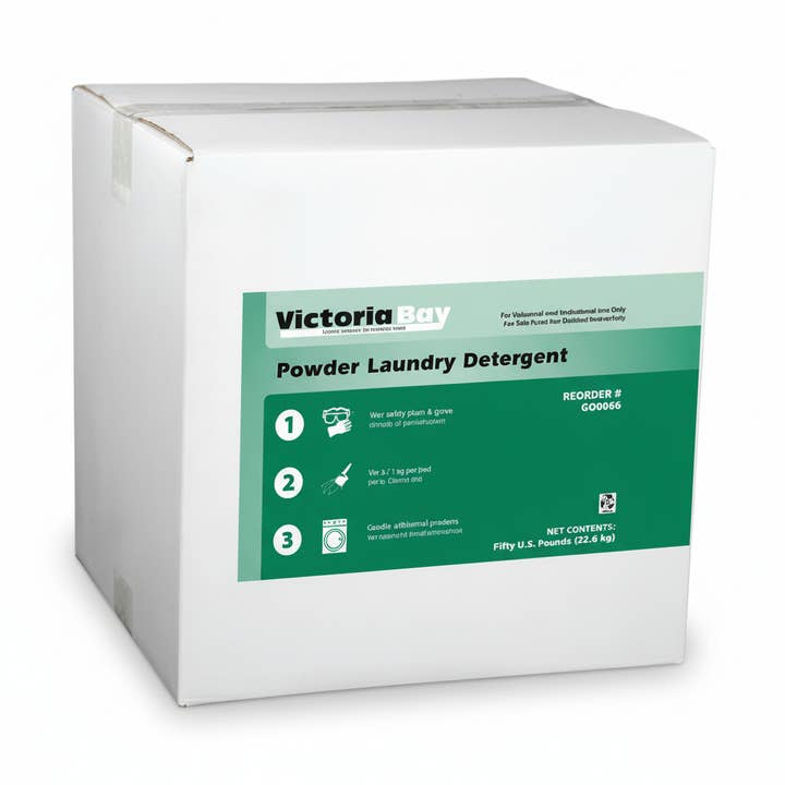 Victoria Bay Powder Laundry Detergent Case of 50 lbs. for wholesale by ROLL-LUX