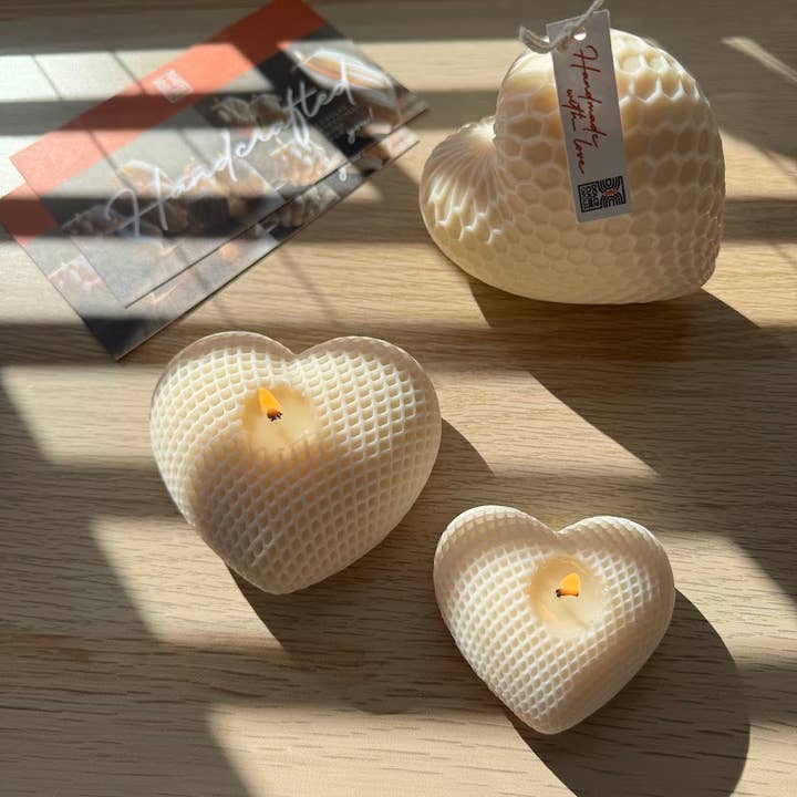 Dolce Cuore Candles - Wholesale Novelty Candle - Heart Candle, Heart Shaped, Valentine’s Candle, favor, gifts
