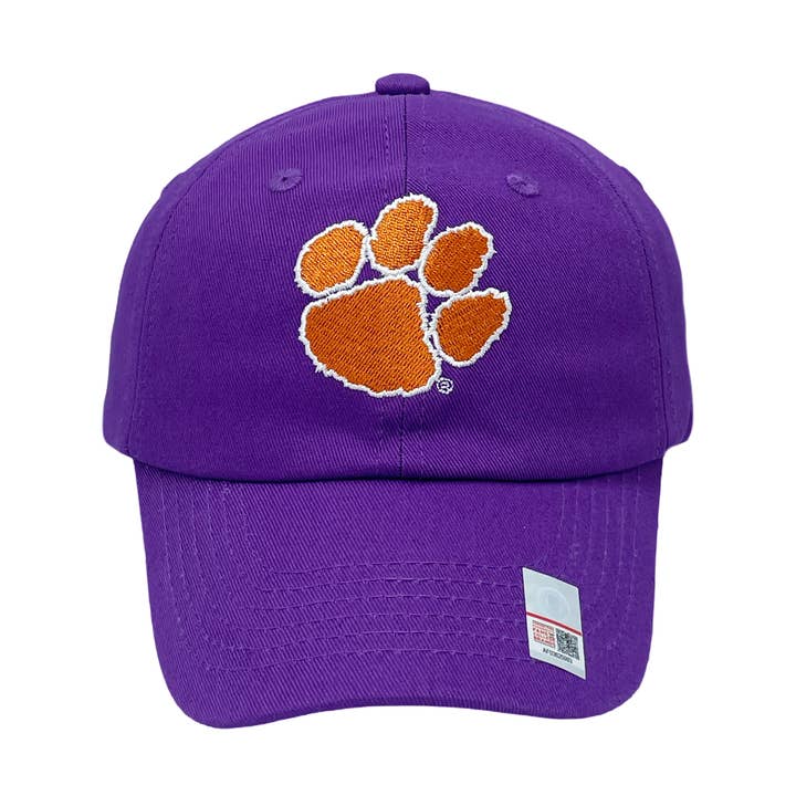Clemson® Baseball Hat (Baby) for wholesale by Bits & Bows