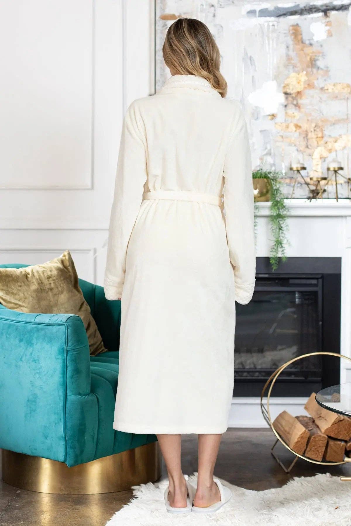 Lotus Linen - Vente Peignoir – femme - Peignoir en peluche ultra doux pour femme57