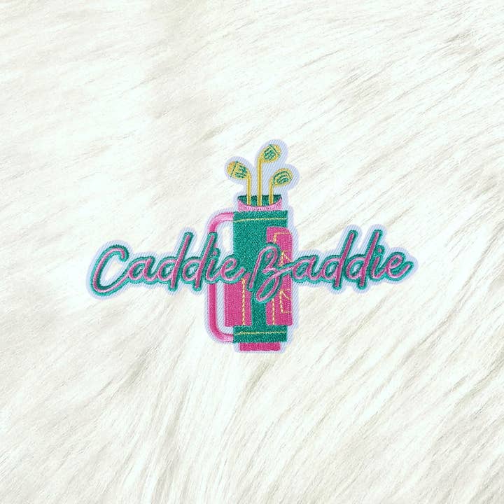 Scratch Decor - Wholesale Patch - Caddie Baddie Golf Bag Embroidery Iron On Patch