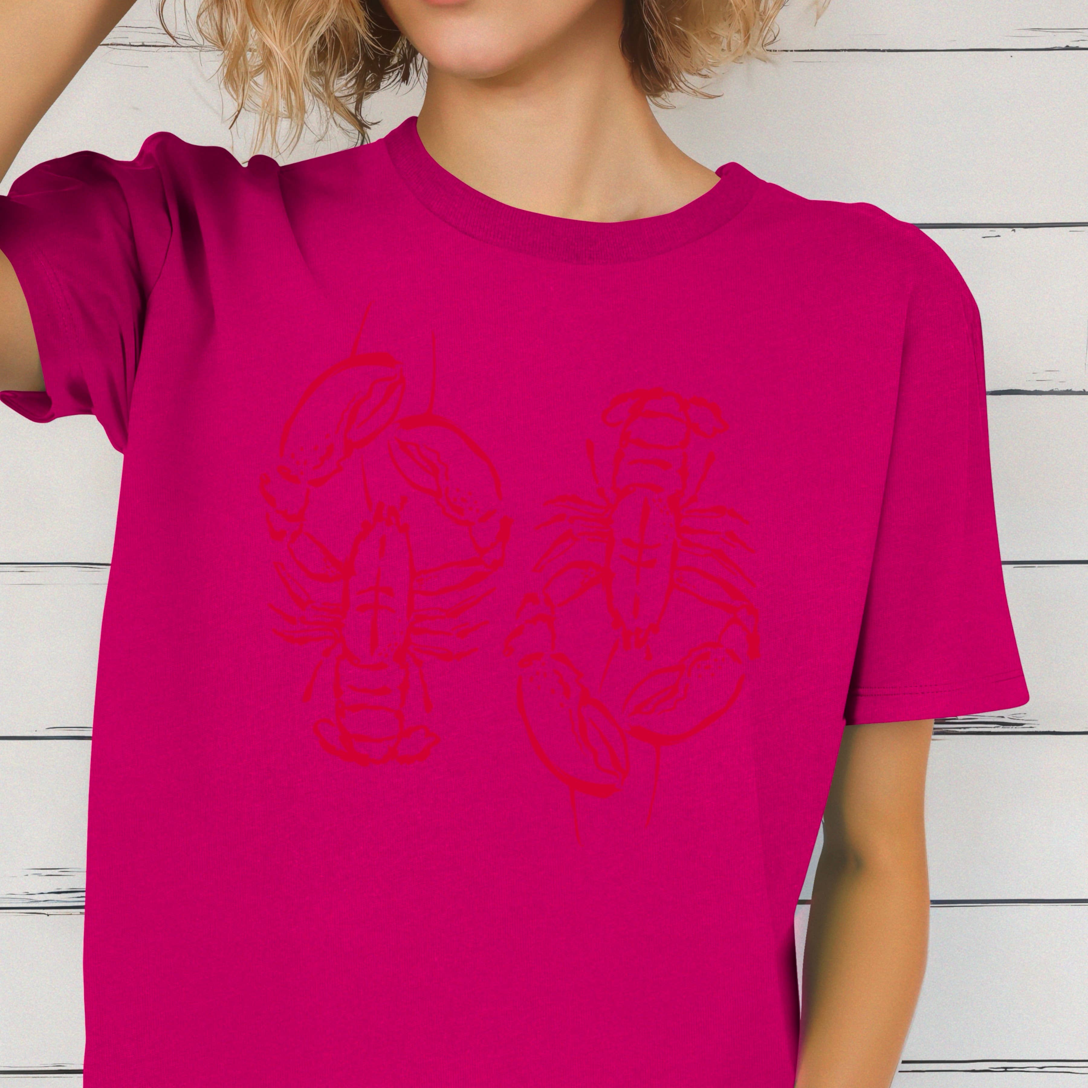 Shoppe SHC - Wholesale T-Shirt (Graphic) - Women's - Spring 2025 Coastal Aesthetic Lobster | Graphic Tee |Gildan 21