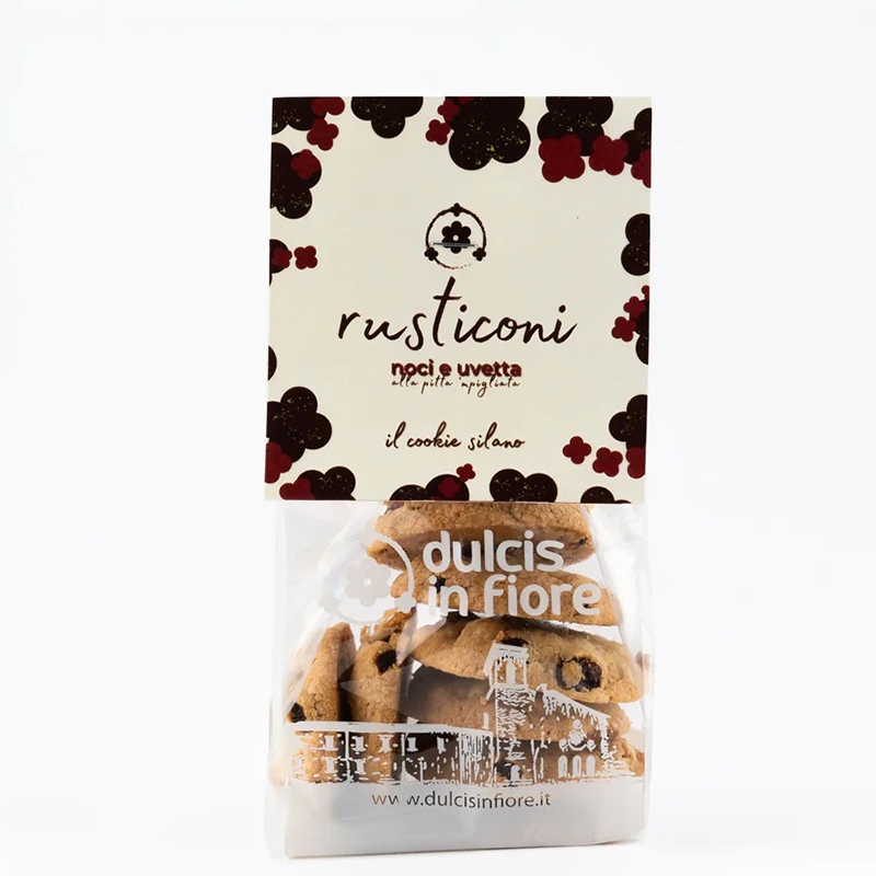 Calabria da Gustare - Wholesale Cookie - Silani rustic cookies with walnuts and raisins 200g0