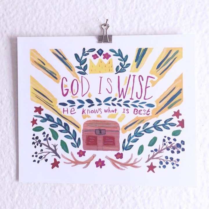 Gott ist weise Drucken für den Großhandel von Small Creative