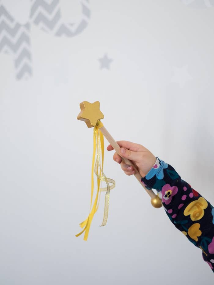 PoppyBabyCo - Wholesale Toy Wand - Kids - Magic Princess Wand for kids, Gold Star Wand1