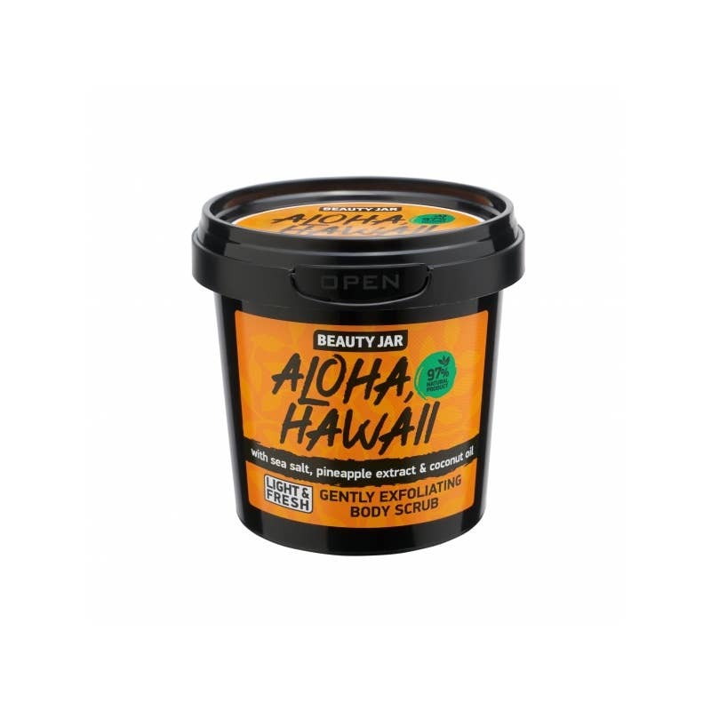 Beauty Pro - Wholesale Body Scrub/Exfoliant - Beauty Jar Body Scrub Aloha Hawaii 200g0