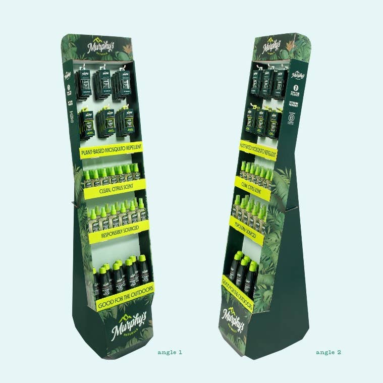 Murphy's Naturals - Wholesale Retailer Display - Beauty & Wellness - Murphy's Naturals Side Cap Floor Display ($604.00 Retail)1