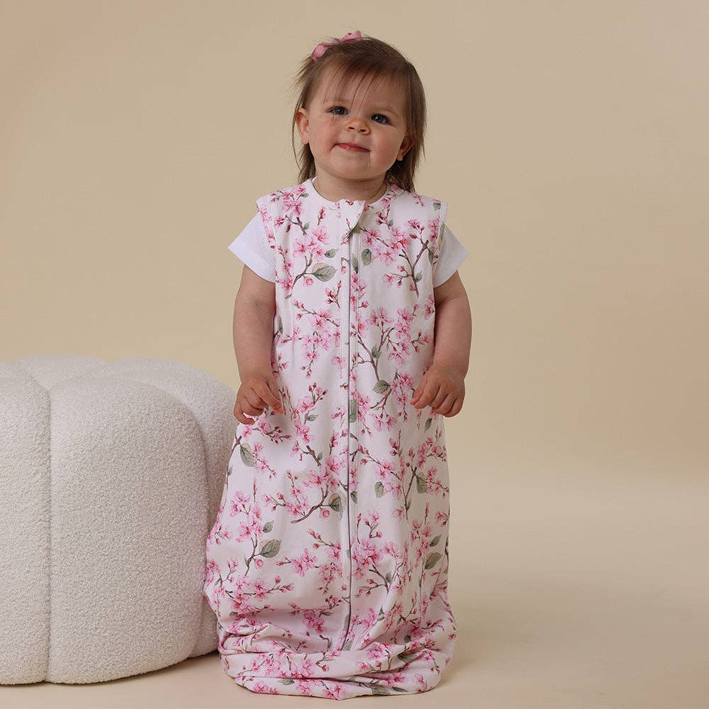 Snuggle Hunny - Wholesale Sleepsack - Baby - Cherry Blossom Organic Sleeping Bag 1.0 TOG0