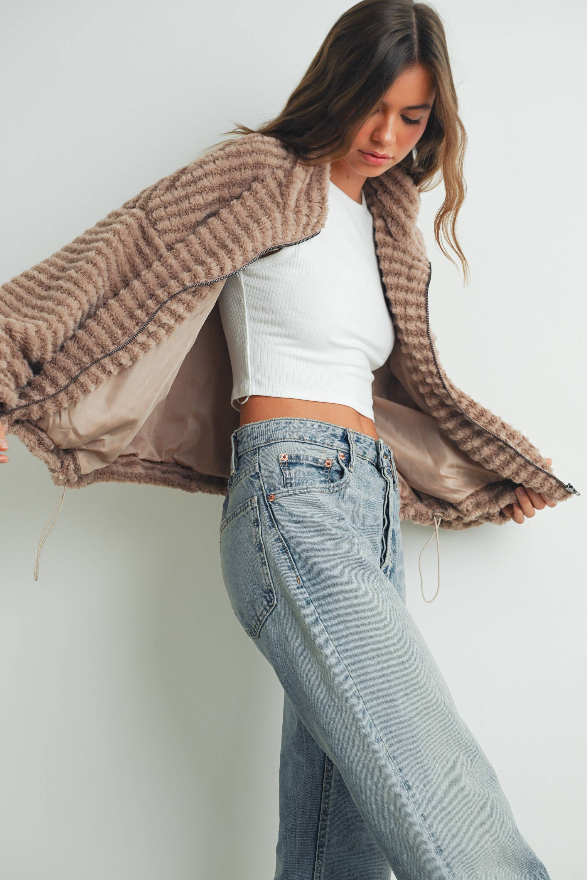 BUTTERMELON – Engroshandel Puffer jacket - Dame – Vatteret jakke med krave - BMJ74972