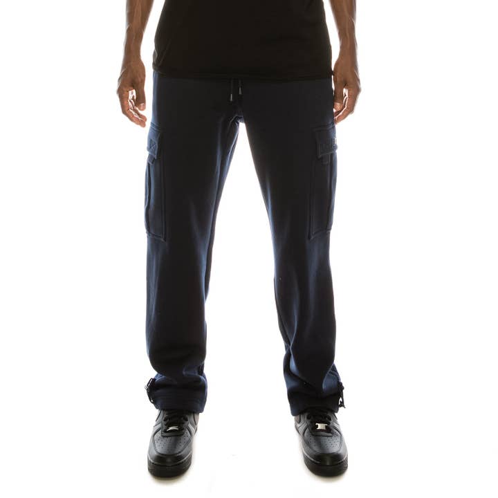 Victorious - Wholesale Pants - Men's - FL77 SOLID FLEECE HEAVYWEIGHT CARGO SWEATPANTS (OPEN PACK)23