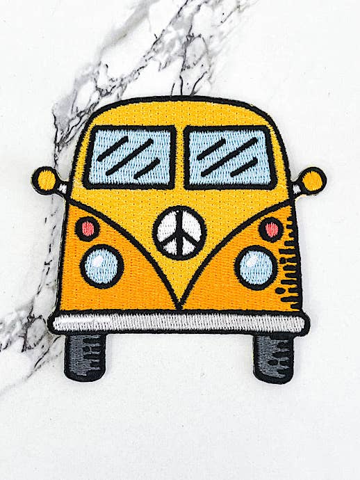Gestickter Aufnäher Peace Bus für den Großhandel von Nash Grey