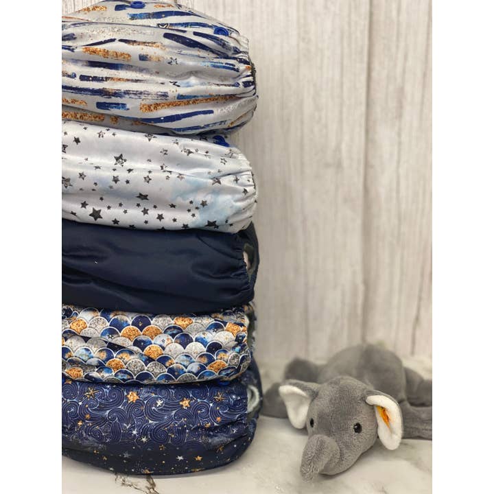 Starry Skies Junior Exclusive Premium Collection for wholesale by Tj's Cloth Nappies