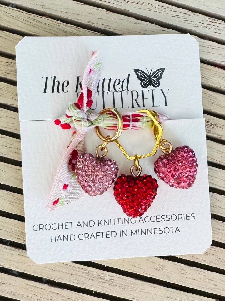 Glitter My Heart for wholesale by The Knitted Butterfly