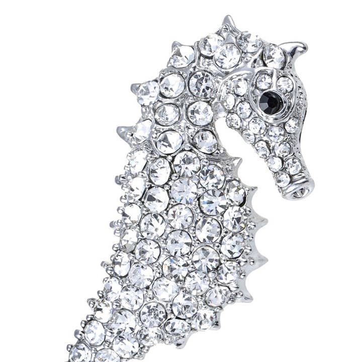 Ciondolo Spilla Spilla Convertibile Pesce Cavalluccio Marino Aurora Boreale per la vendita all'ingrosso da parte di AK Brand