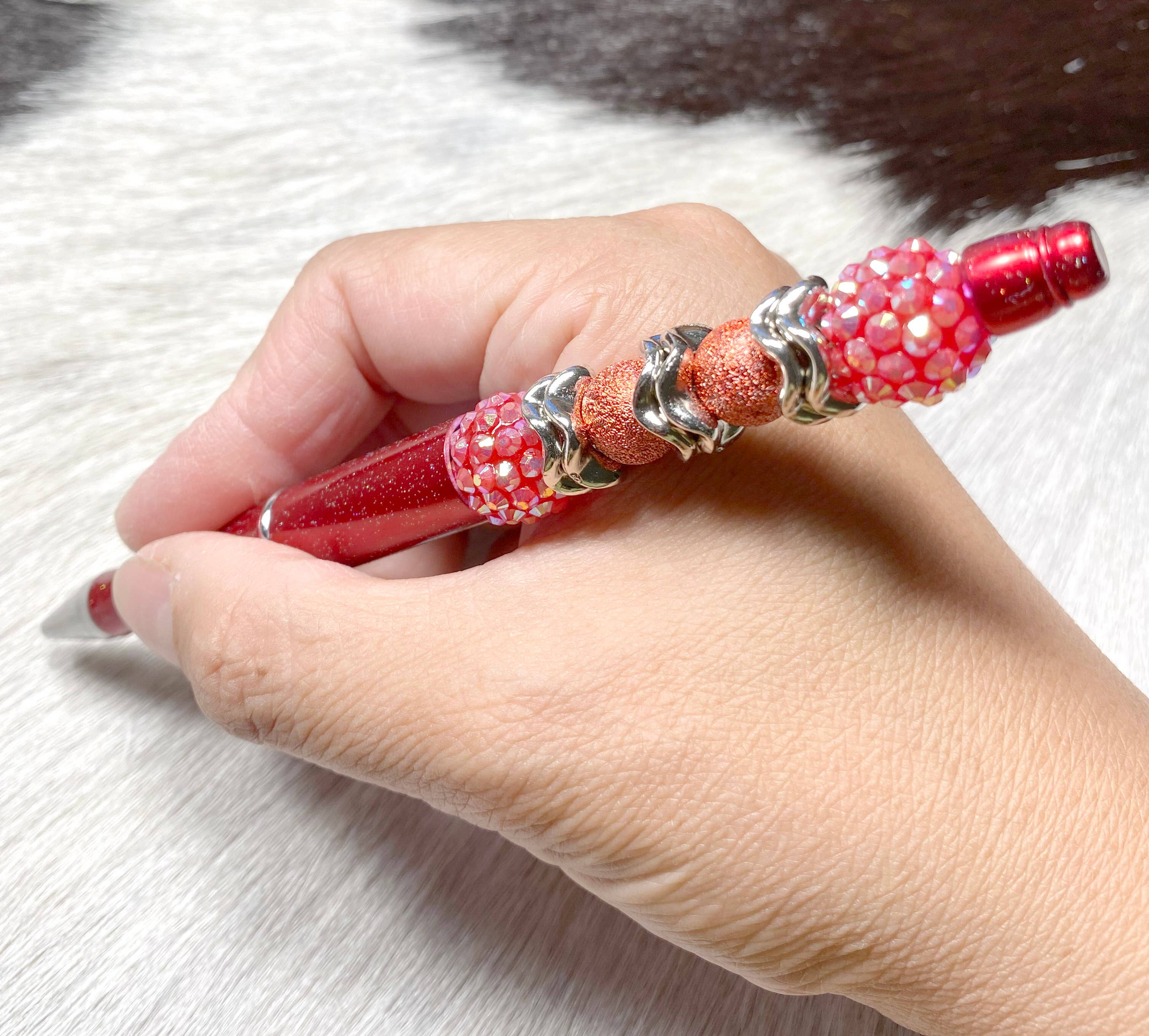 Fiona Accessories - Wholesale Pen - Beaded Pen Writing Instrument Stationery Colorful Gift7