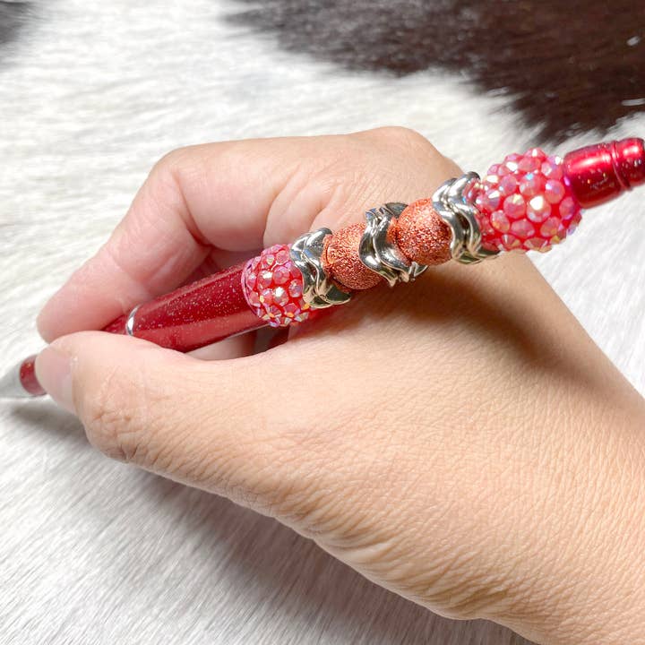 Fiona Accessories - Wholesale Pen - Beaded Pen Writing Instrument Stationery Colorful Gift7