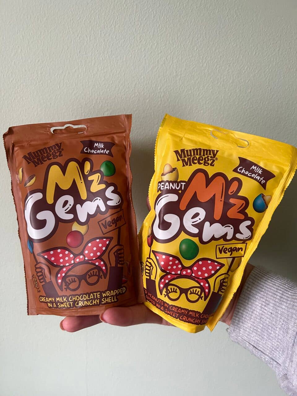 Goodness Goodies – wholesale Chocolate-covered sweets – **Mummy Meegz M'zGems Peanut 12 x 80g2