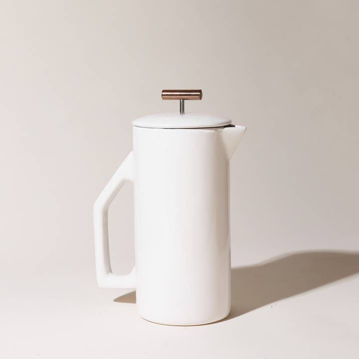 YIELD - Wholesale French Press - Cream Ceramic French Press