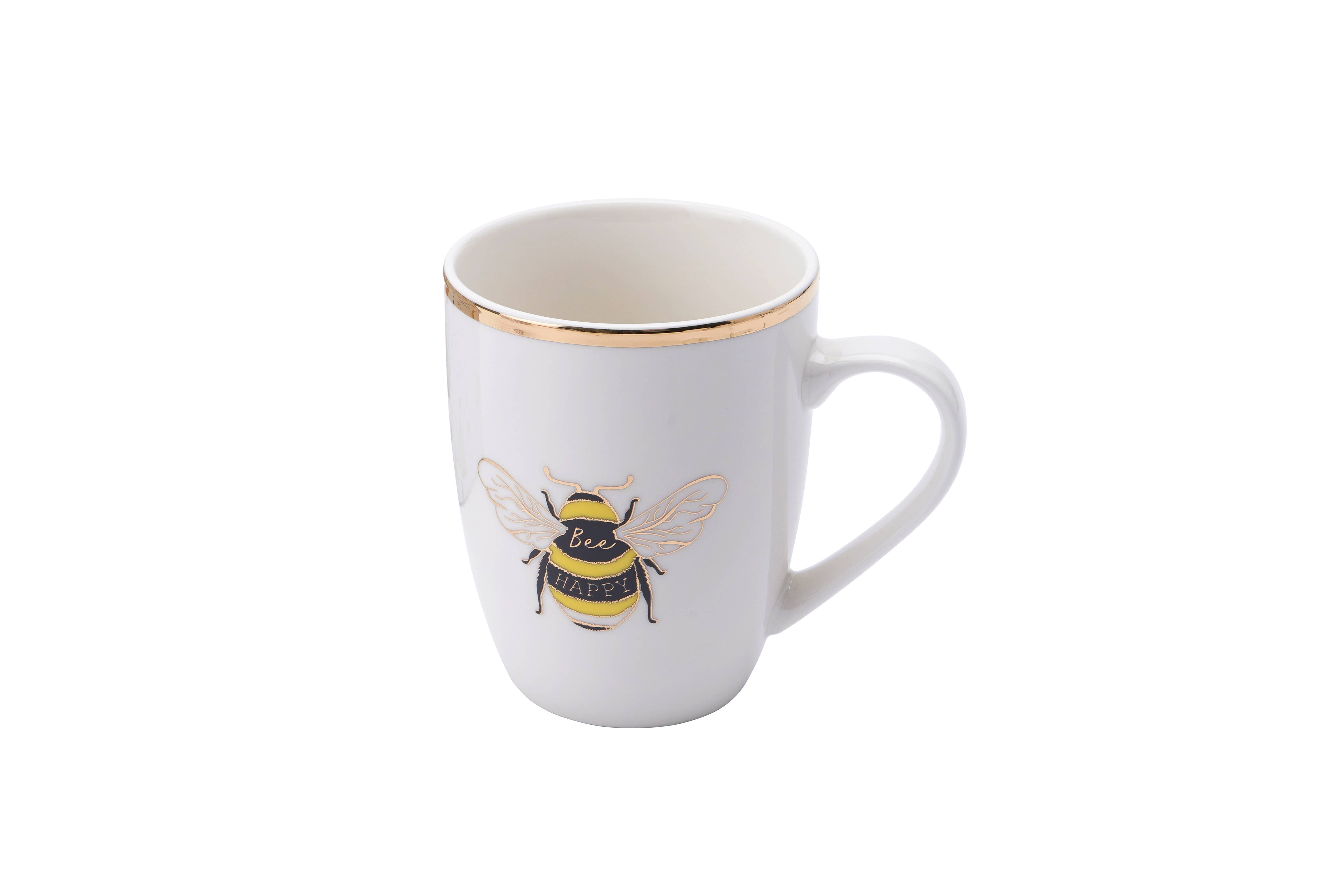 CGB Giftware - Wholesale Koffiemok - De imker 'Bee Happy' porseleinen mok1