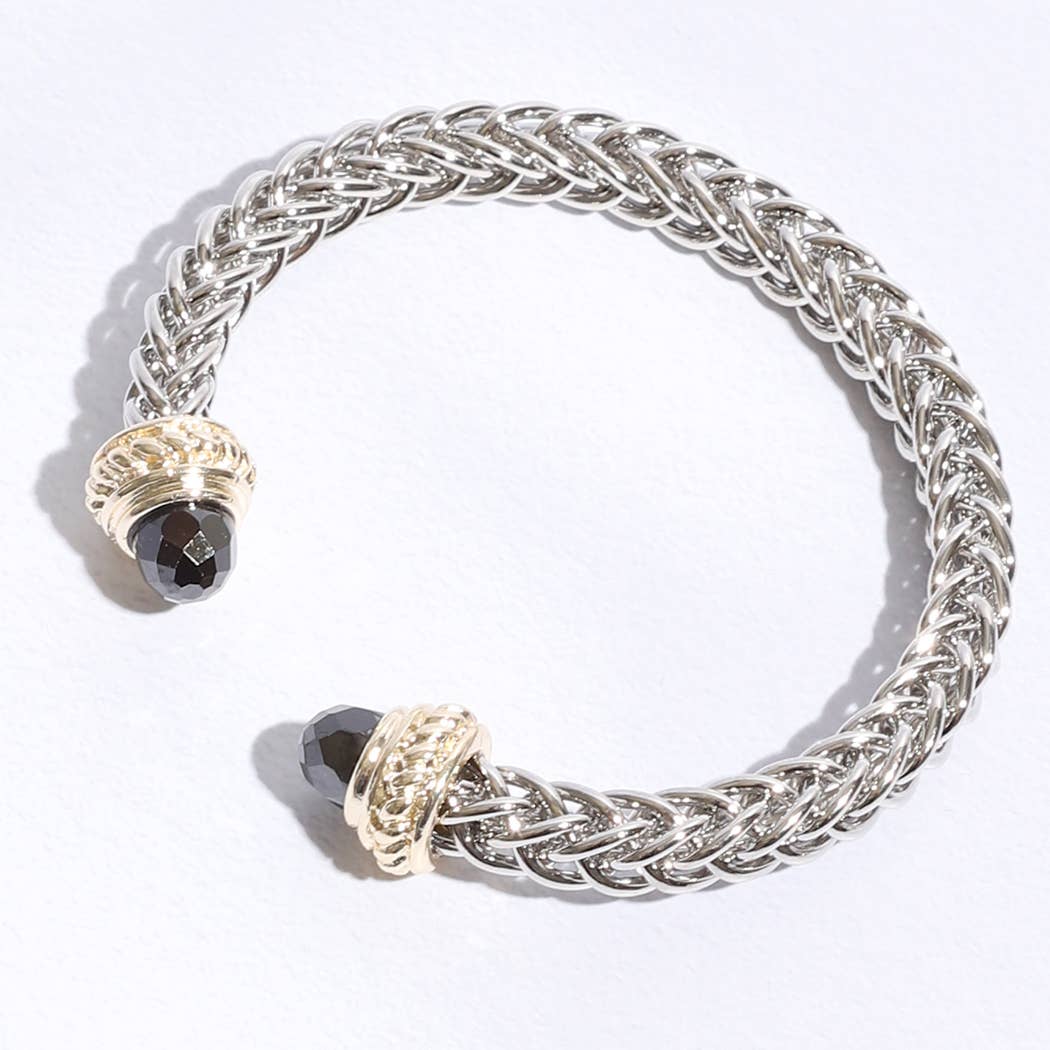 Fashion City – wholesale Cuff bracelet – 7MM Bangle Bracelet Ponytail Square3