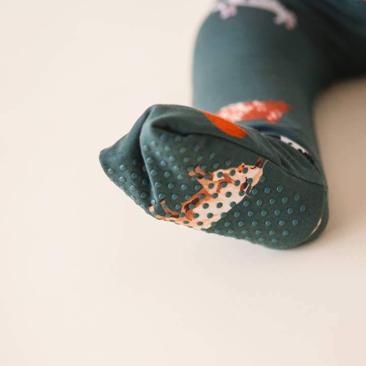 bug + bean kids - Wholesale Jumpsuit – Baby - Bamboo Zip Convertible Romper – Green Cow Baby Pajamas6