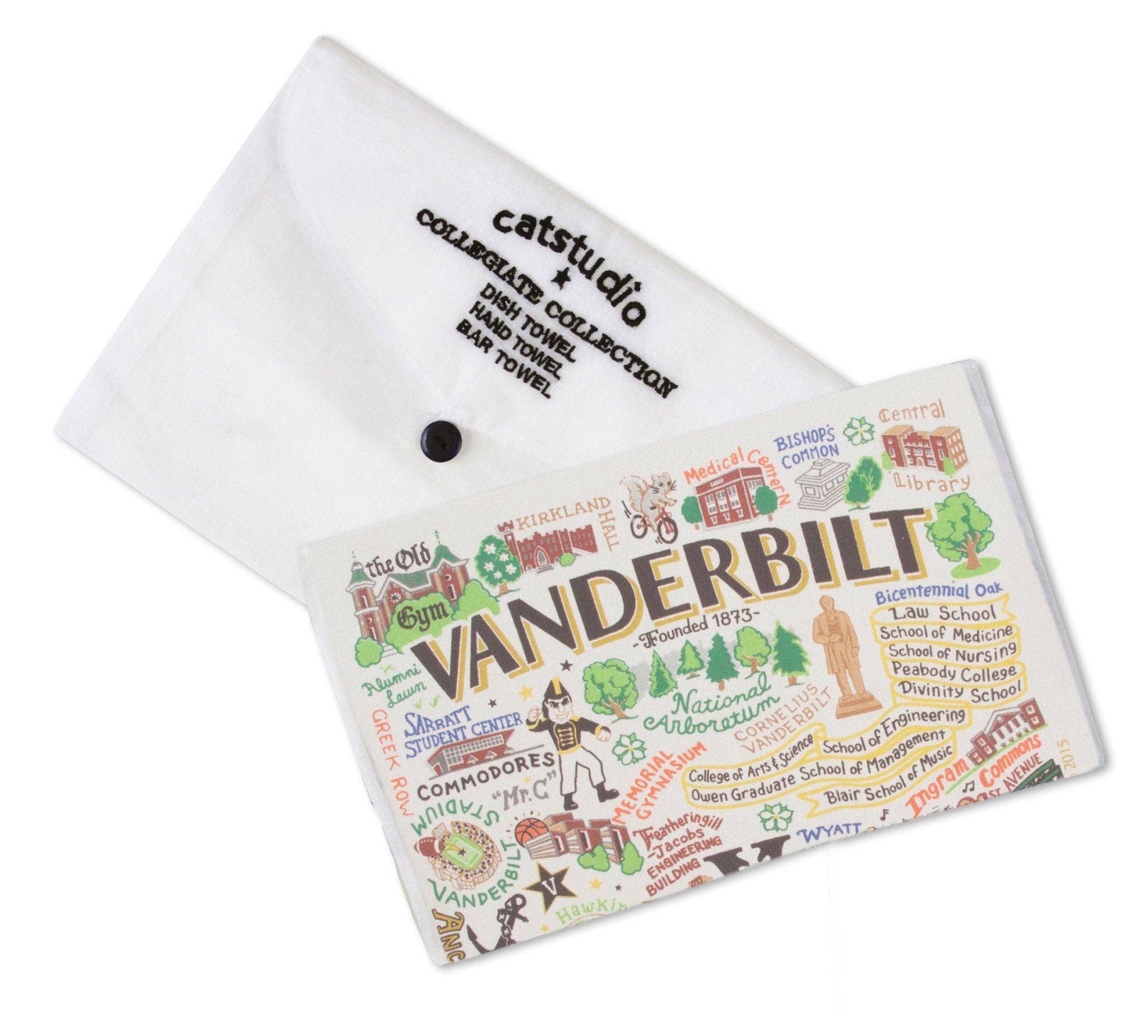 catstudio - Wholesale Tea Towel - Vanderbilt University Collegiate Dish Towel1