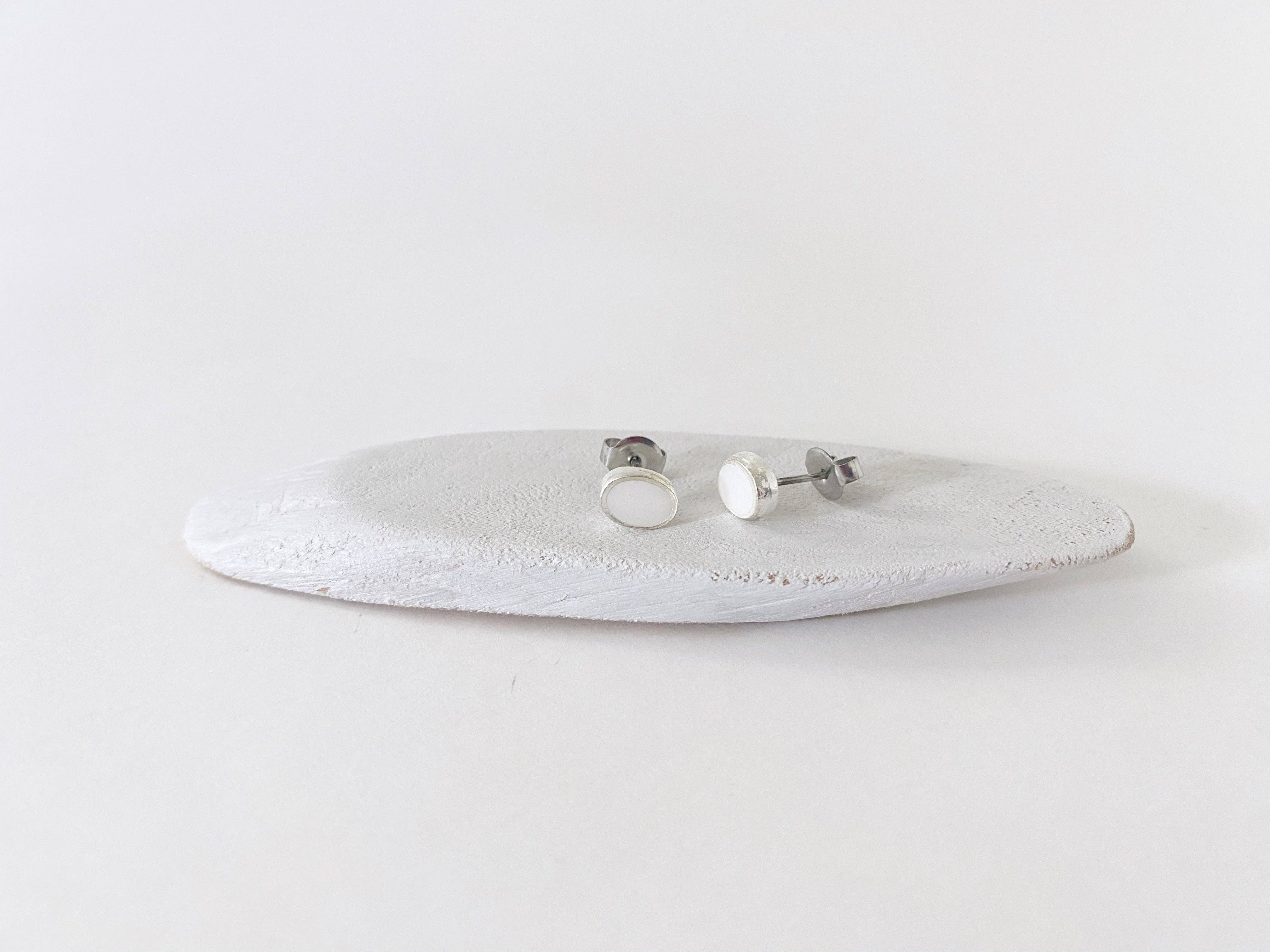 Jenica Jewelry - Wholesale Stud/Post Earrings - Small White Stud Earrings - Multiple Options15