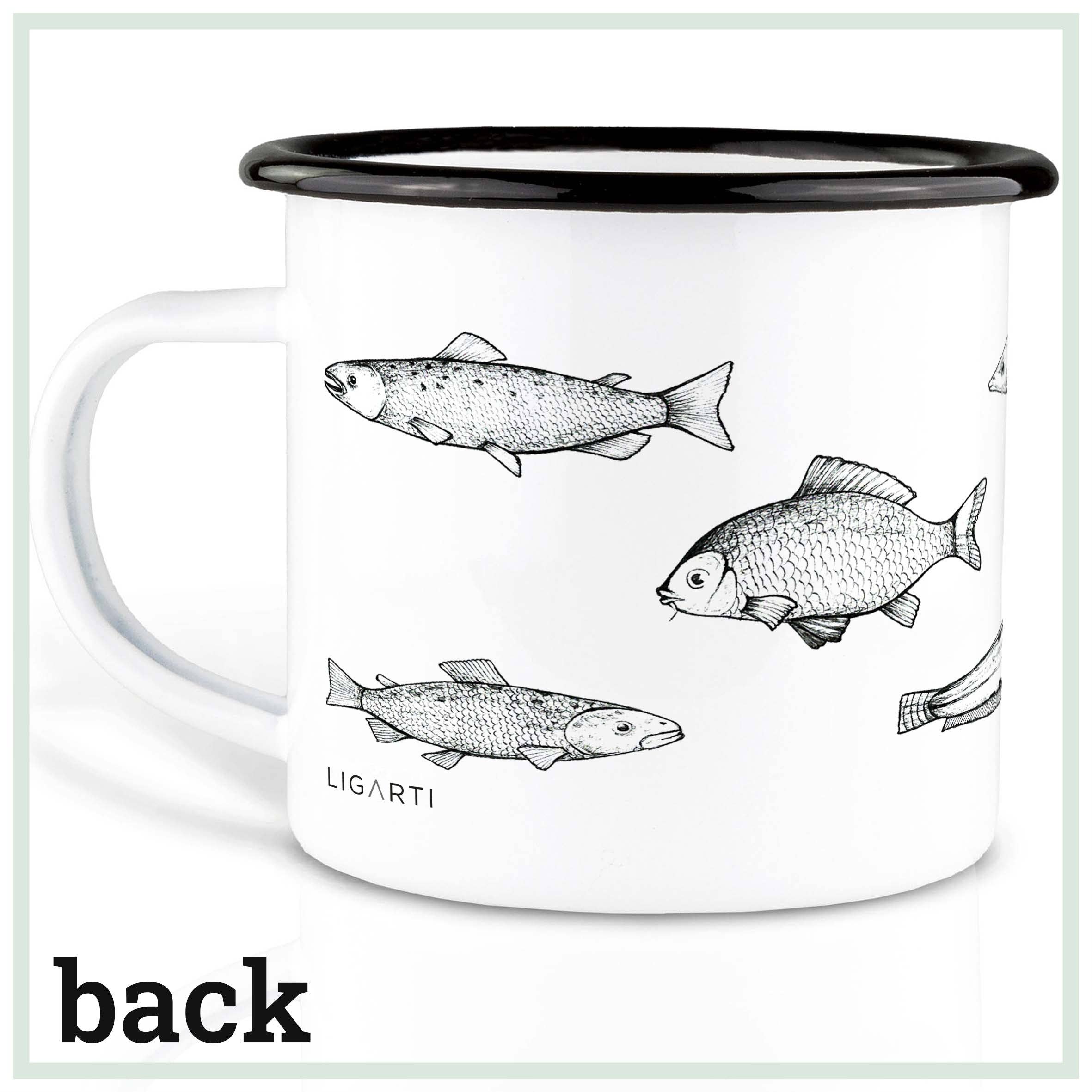 LIGARTI - Wholesale Coffee Mug - Enamel mug – Freshwater fish1