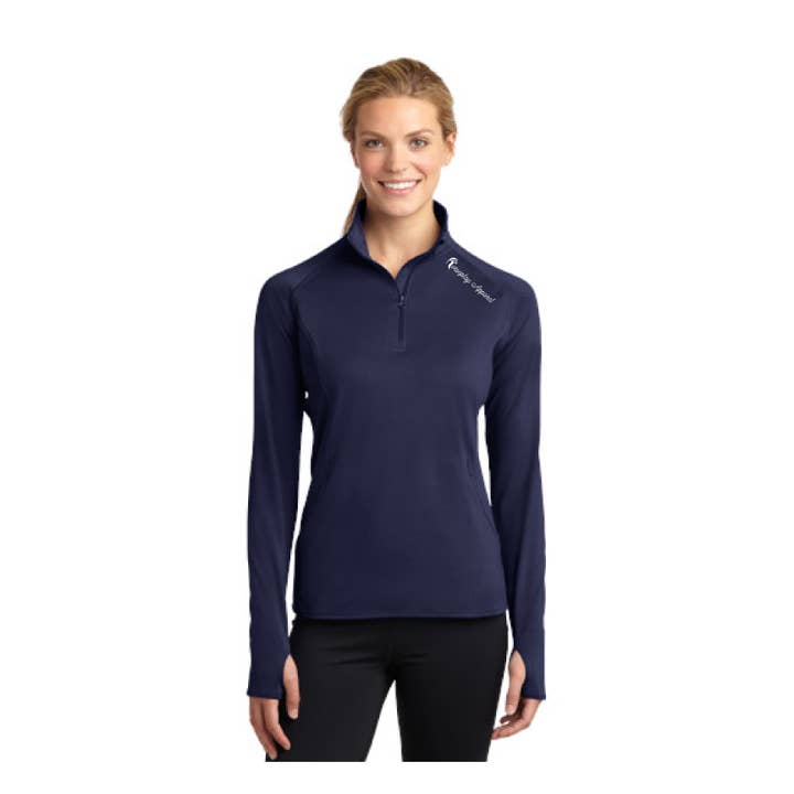 Inside Leg Outside Rein Baselayer: Navy for wholesale by Horseplay Apparel
