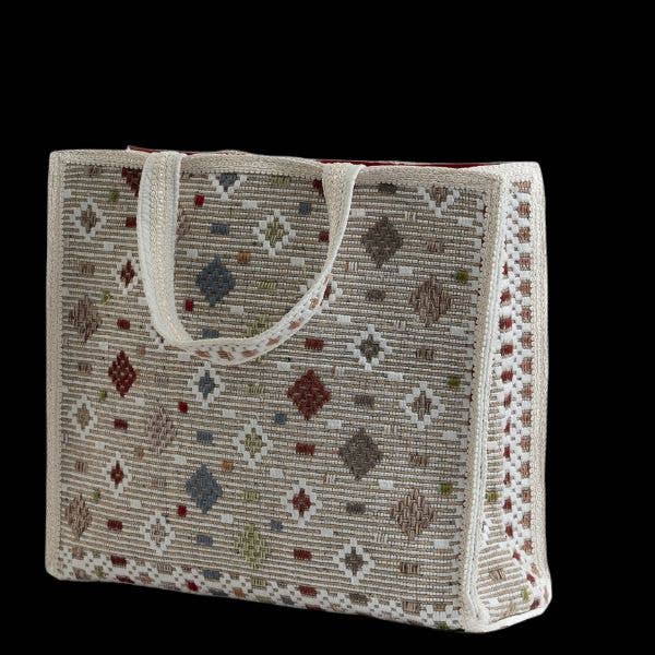 Borsa a catena multi rombo per la vendita all'ingrosso da parte di Elektra's Workshop