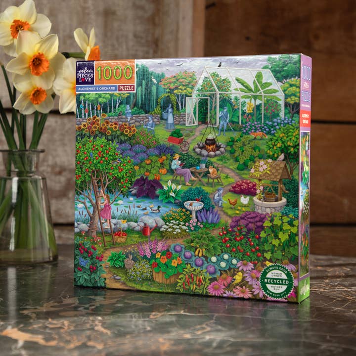 eeBoo - Wholesale Puzzle - Adult - Alchemist's Orchard 1000 Piece Puzzle4