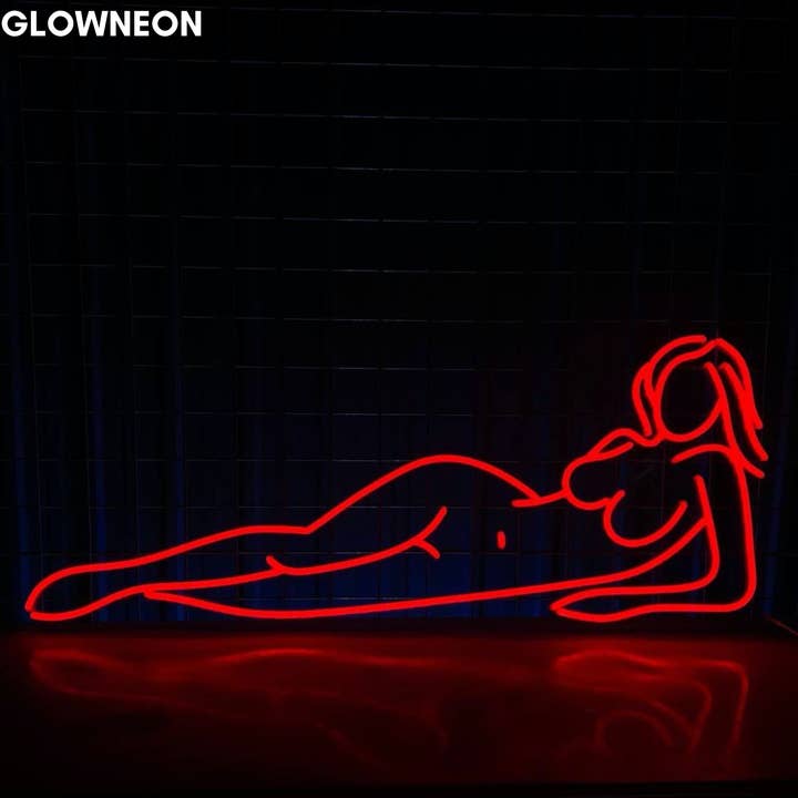 Naked Woman Neon Sign, Sexy Body Led Sign, Nude Girl Decor for wholesale by Glow Neon