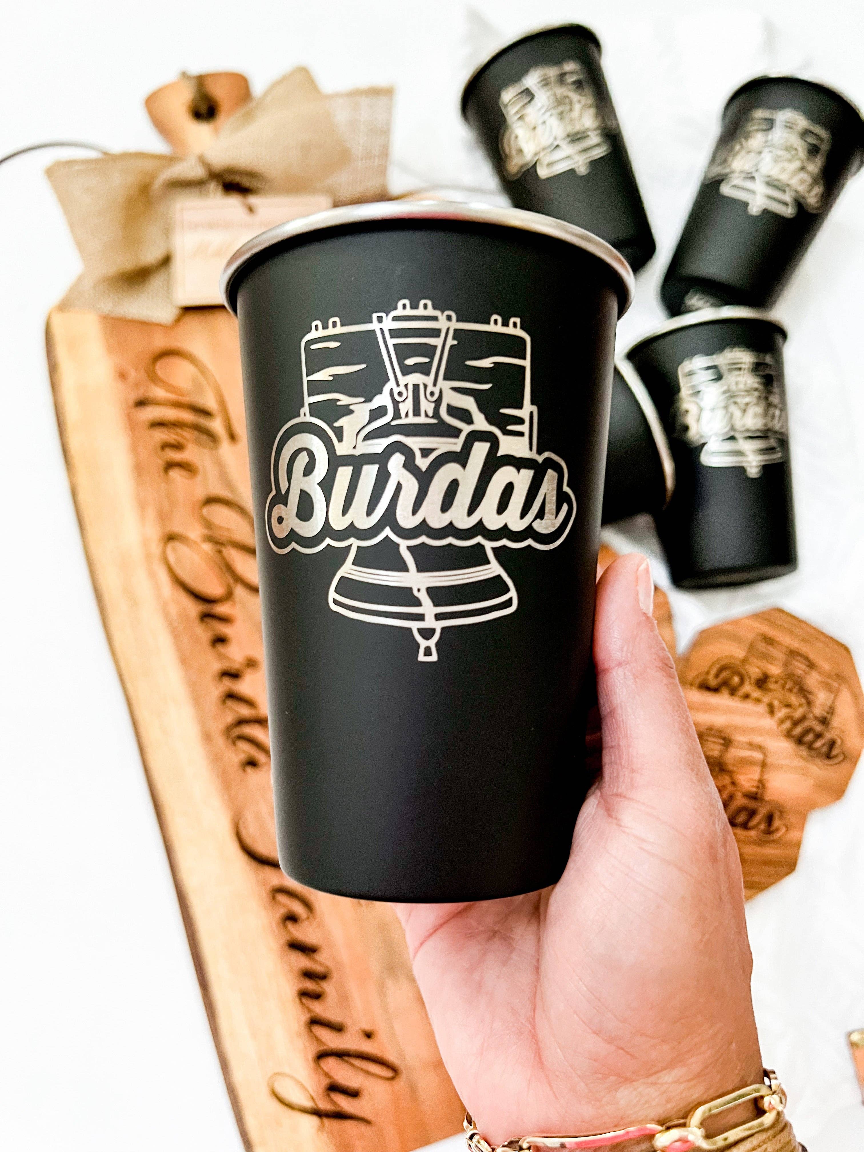 Mae Designs LLC - Wholesale Insulated Mug/Tumbler - Custom Engraved Pint Cup11