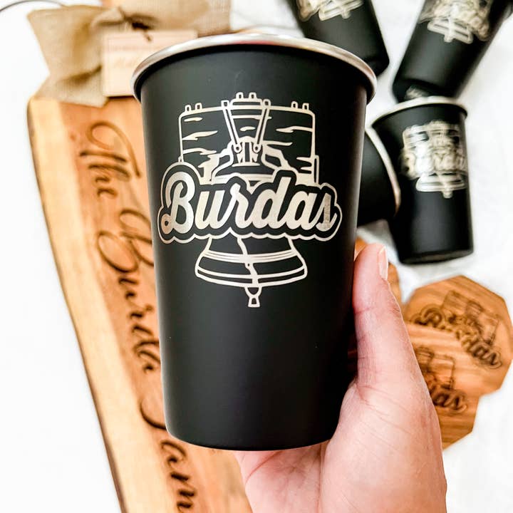 Mae Designs LLC - Wholesale Insulated Mug/Tumbler - Custom Engraved Pint Cup11