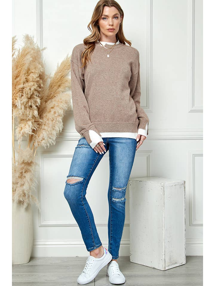 Cezele - Vendita all'ingrosso Maglione tricot - Donna - Maglione in maglia a maniche lunghe - 100% acrilico12