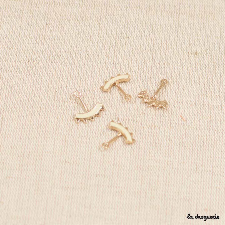 LA DROGUERIE – Großhandel Perlen – Kleines emailliertes Wappen 17 x 15 mm1