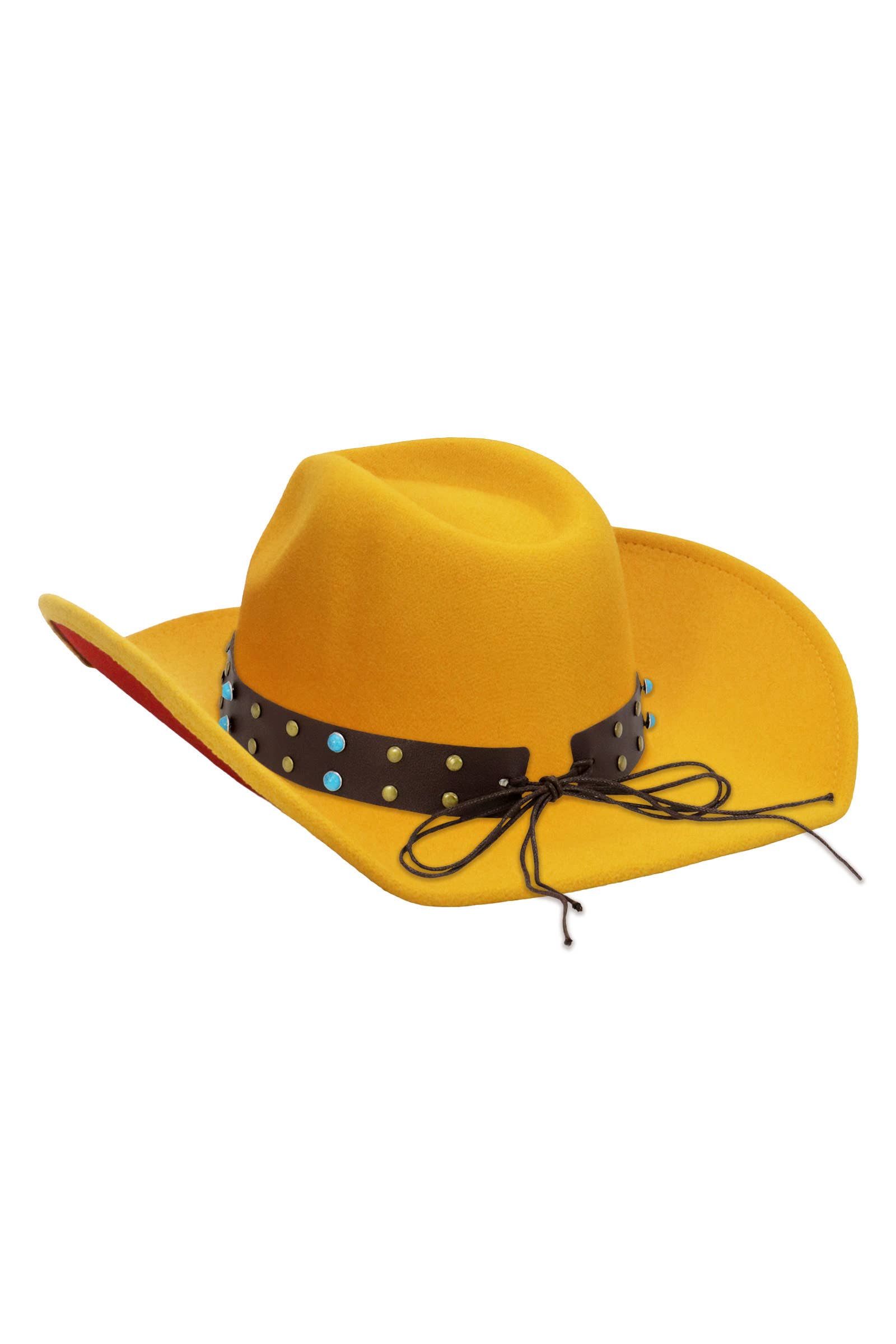 Cap Zone - Vendita all'ingrosso Cappello da cowboy - Unisex - Cappello da Cowboy in Feltro Bicolore Turchese Buffalo19