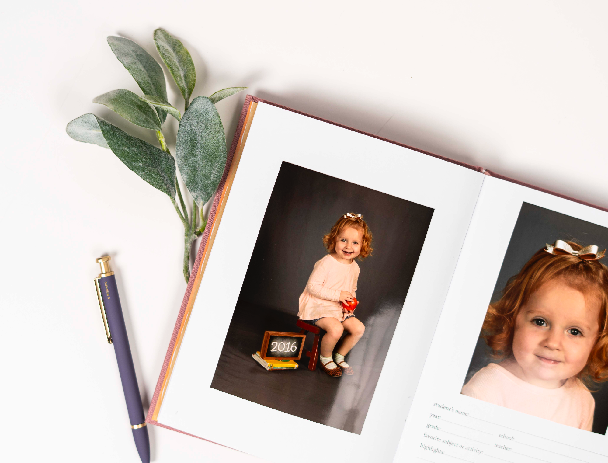 Duncan & Stone Paper Co. - Venta al por mayor Libro de recuerdos - Niños y bebés - Libro de Recuerdos Escolares | Álbum de Fotos Escolar Duradero7