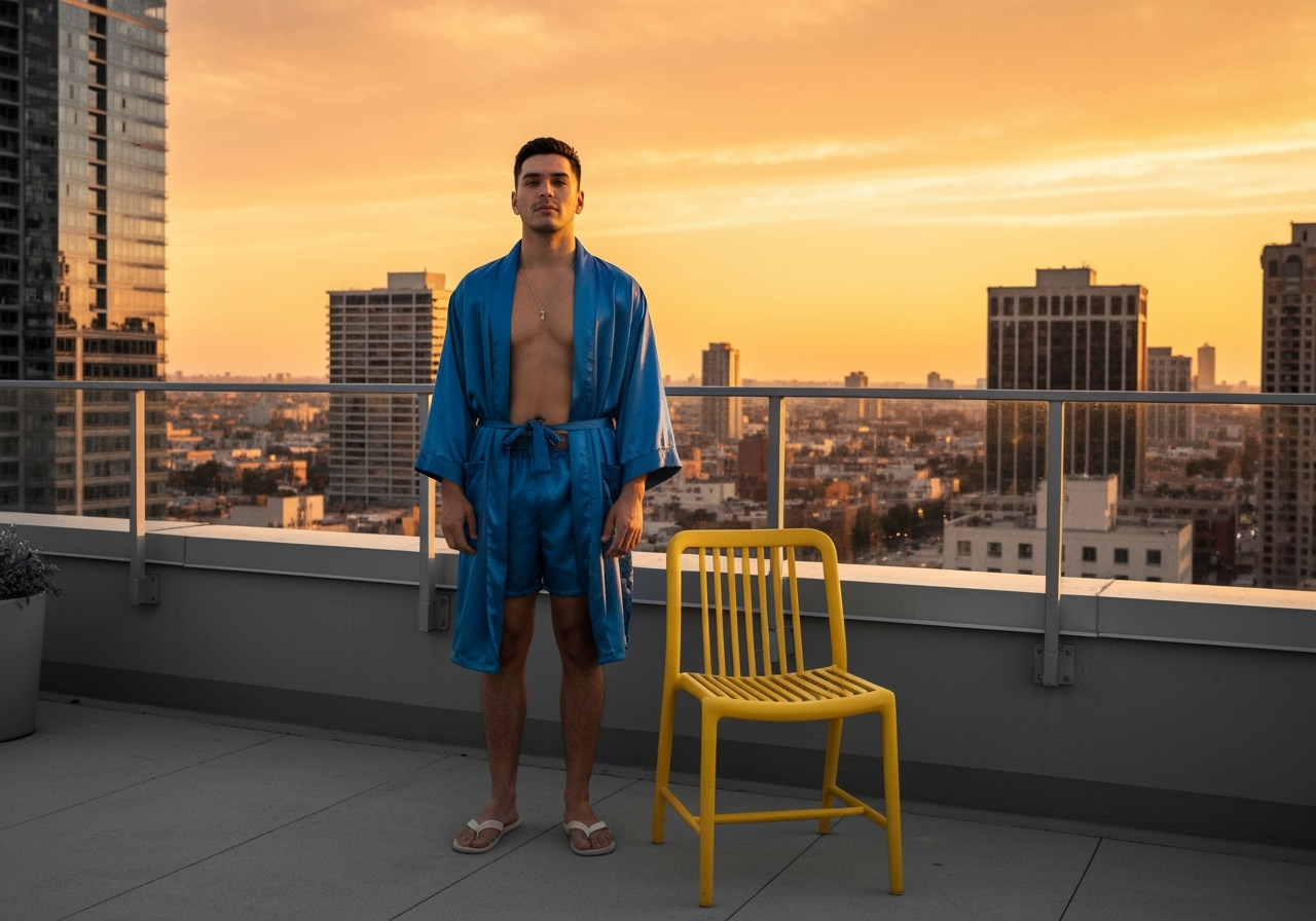 The Blissful – wholesale Robe – Men's – Groomsmen Satin Robes Personalized Mens Robes1