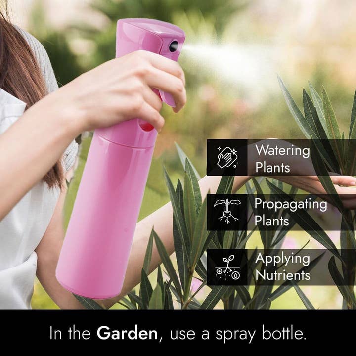 Vigor Path - Vendita all'ingrosso Bomboletta spray - Bottiglia a Spruzzo Continuo con Nebbia Ultra Fine - Rosa Chiaro2