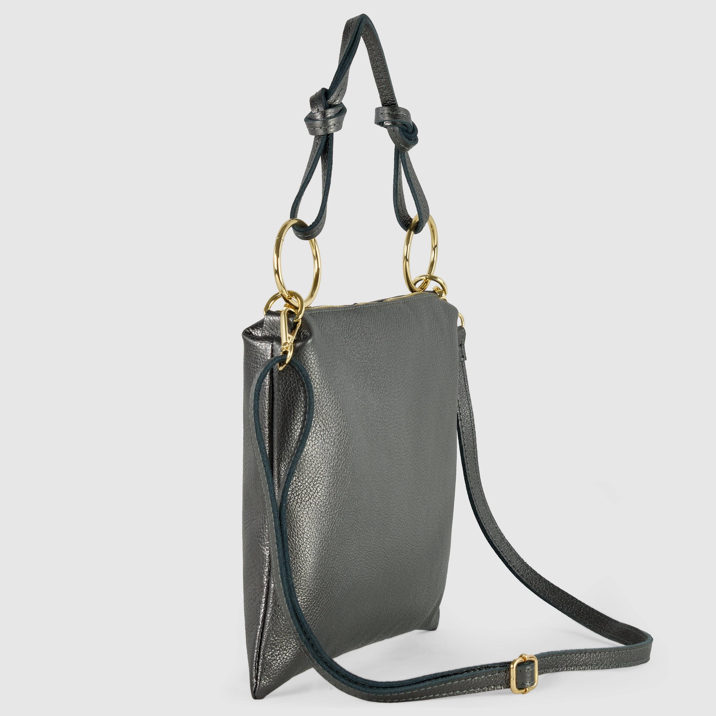 TAKEASY - Wholesale Shoulder Bag - Women's - Italian Genuine Metallic Calf Leather Shoulder Bag 17155132