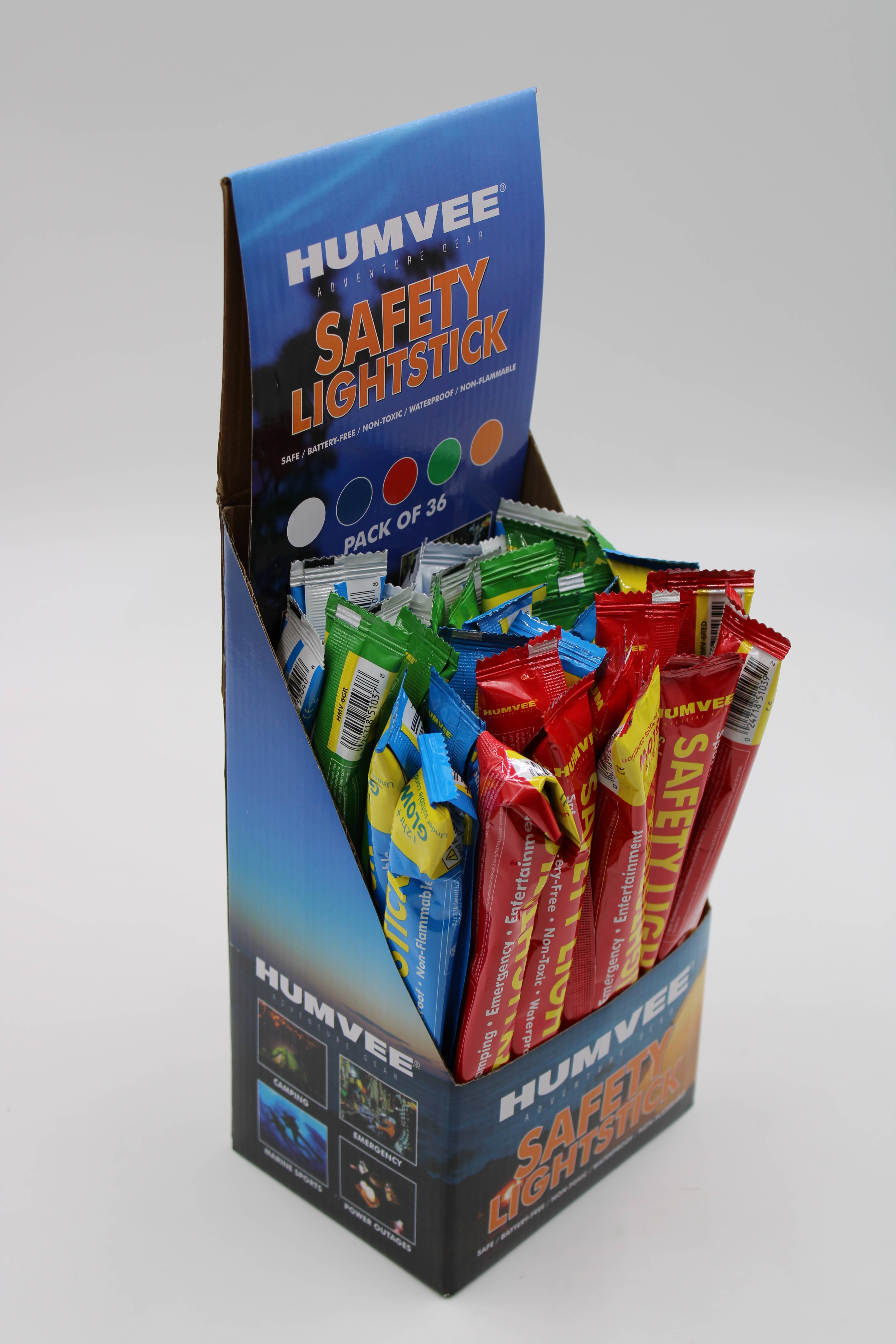 CALIBER GOURMET / CAMPCO - Wholesale Lantern - 6" Safety Glow Sticks, Display of 362