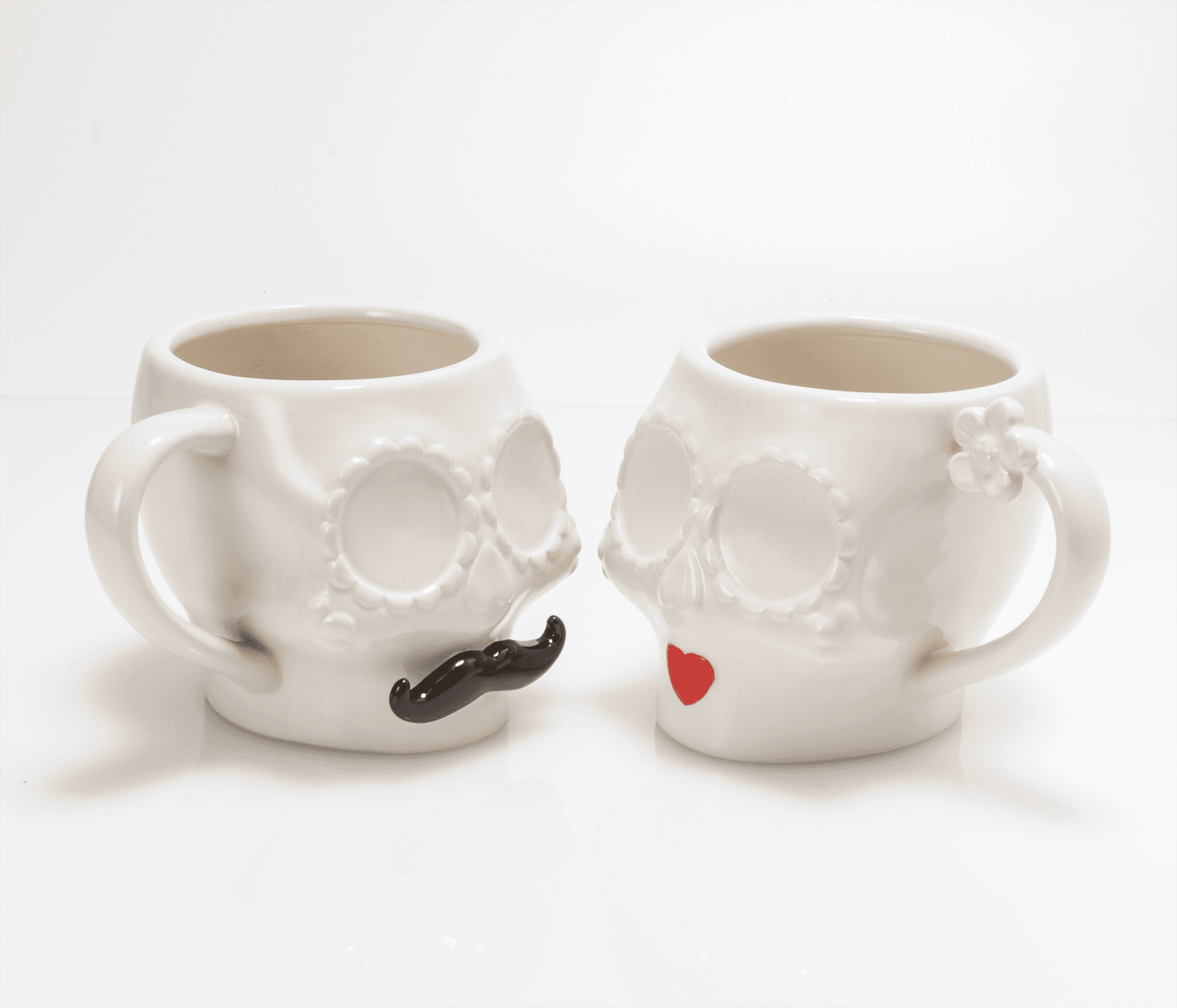 Mustard - Wholesale Coffee Mug - Sugar Skull Mug Femail5