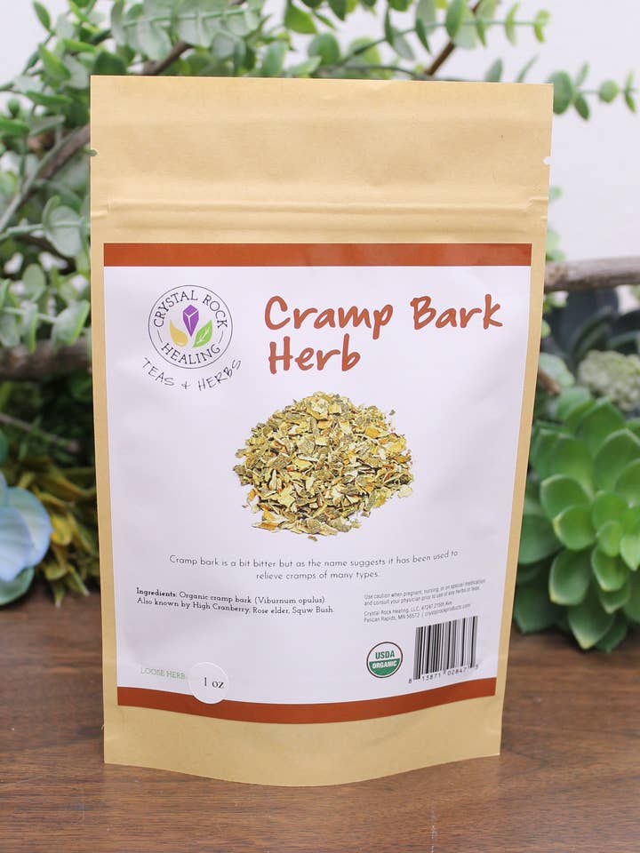 Cramp Bark Loose Herb 1oz Organic for wholesale by Crystal Rock Healing, LLC