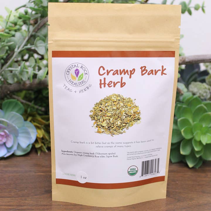 Crystal Rock Healing, LLC - Vente Herbes aromatiques - Herbe en vrac d'écorce de crampe, 1 oz, biologique0