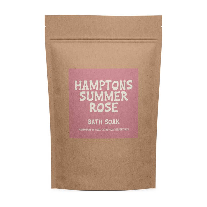 Hamptons Summer Rose Bath Salts for wholesale by Ojai Essentials