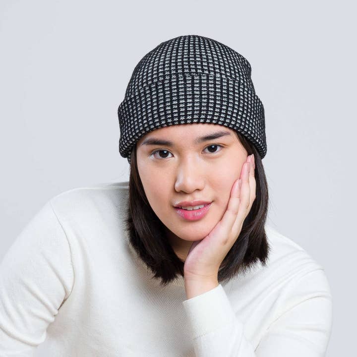 VERLOOP | knits - Wholesale Beanie - Unisex - Simple Grid Knit Beanie8