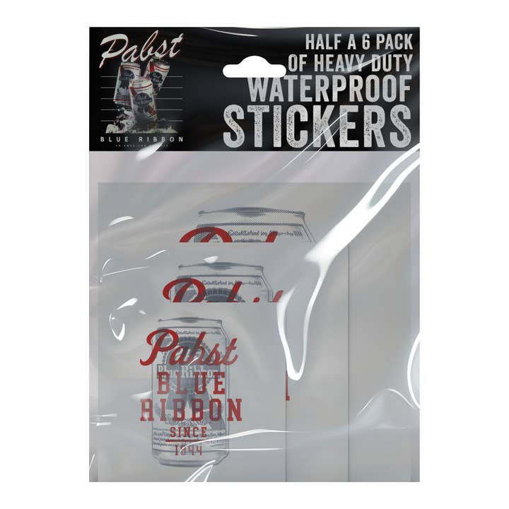 Smithco Distributing - Wholesale Phone & Laptop Stickers - Pabst Blue Ribbon Decals - Beer Stickers, PBR Stickers3