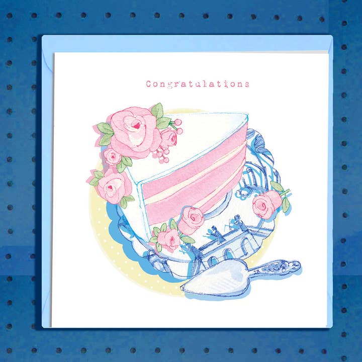 Willow Love Birds Congratulations Greeting Card set for wholesale by Siobhan at april rose